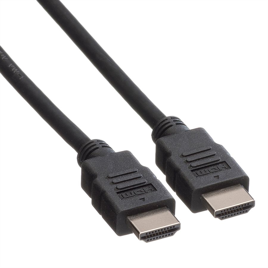 ROLINE HDMI High Speed Kabel mit Ethernet, LSOH, schwarz, 7,5 m