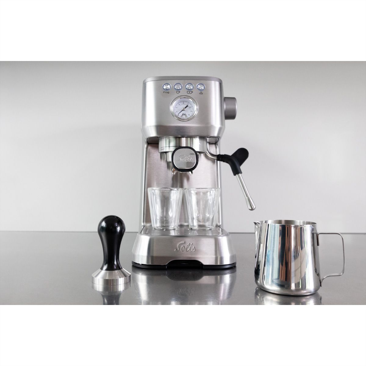 Solis machine à café Barista Perfetta+, argent, Typ 1170