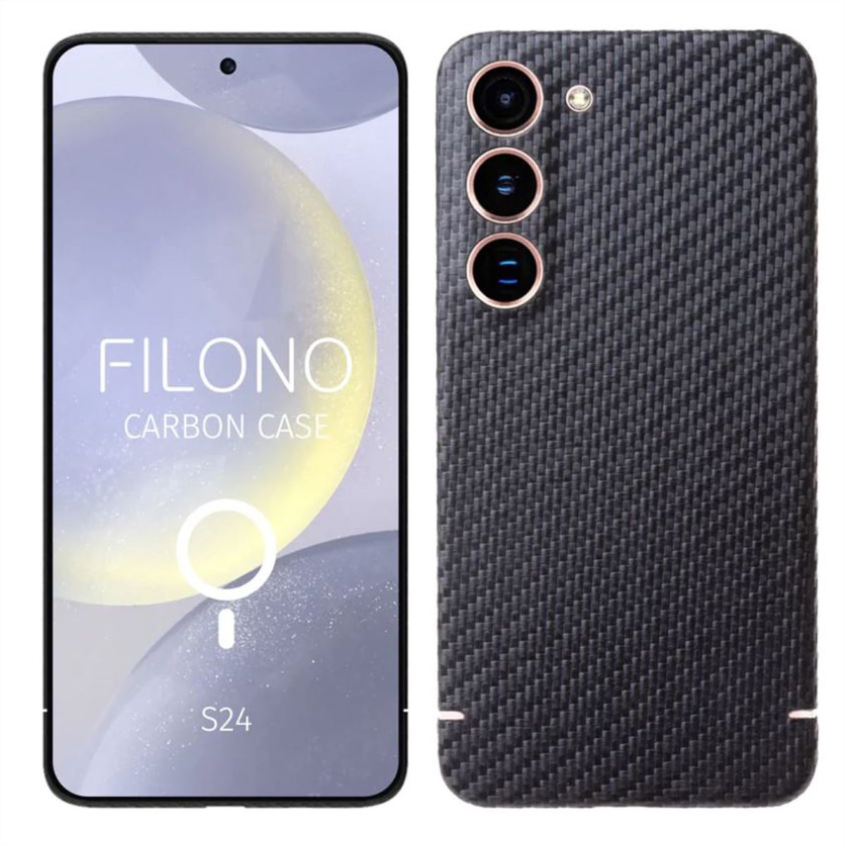 Filono Carbon Case, Samsung Galaxy S24, MagSafe