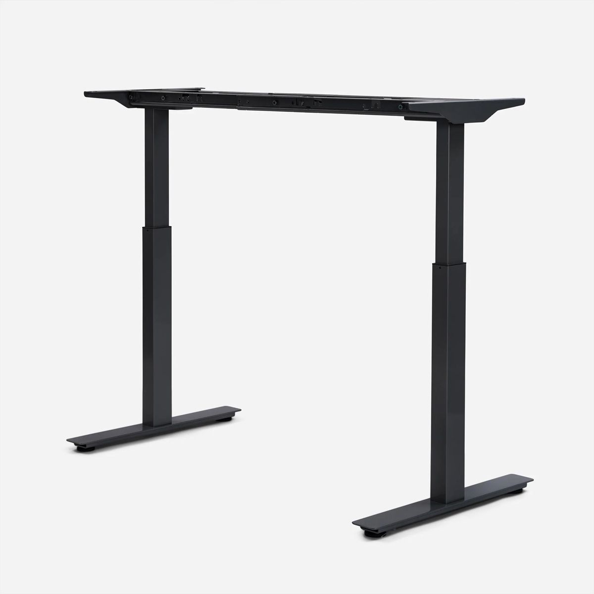 WRK21 Piètement de table Work gris, 100-180 x 60 / 66,5-130,5 cm de hauteur