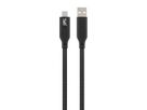 T'NB XW3M USB/USB C Kabel, schwarz/grau, 3 Meter