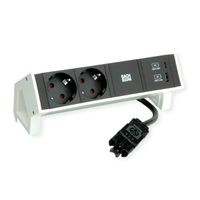 BACHMANN DESK2 2x contact de protection USB A&C