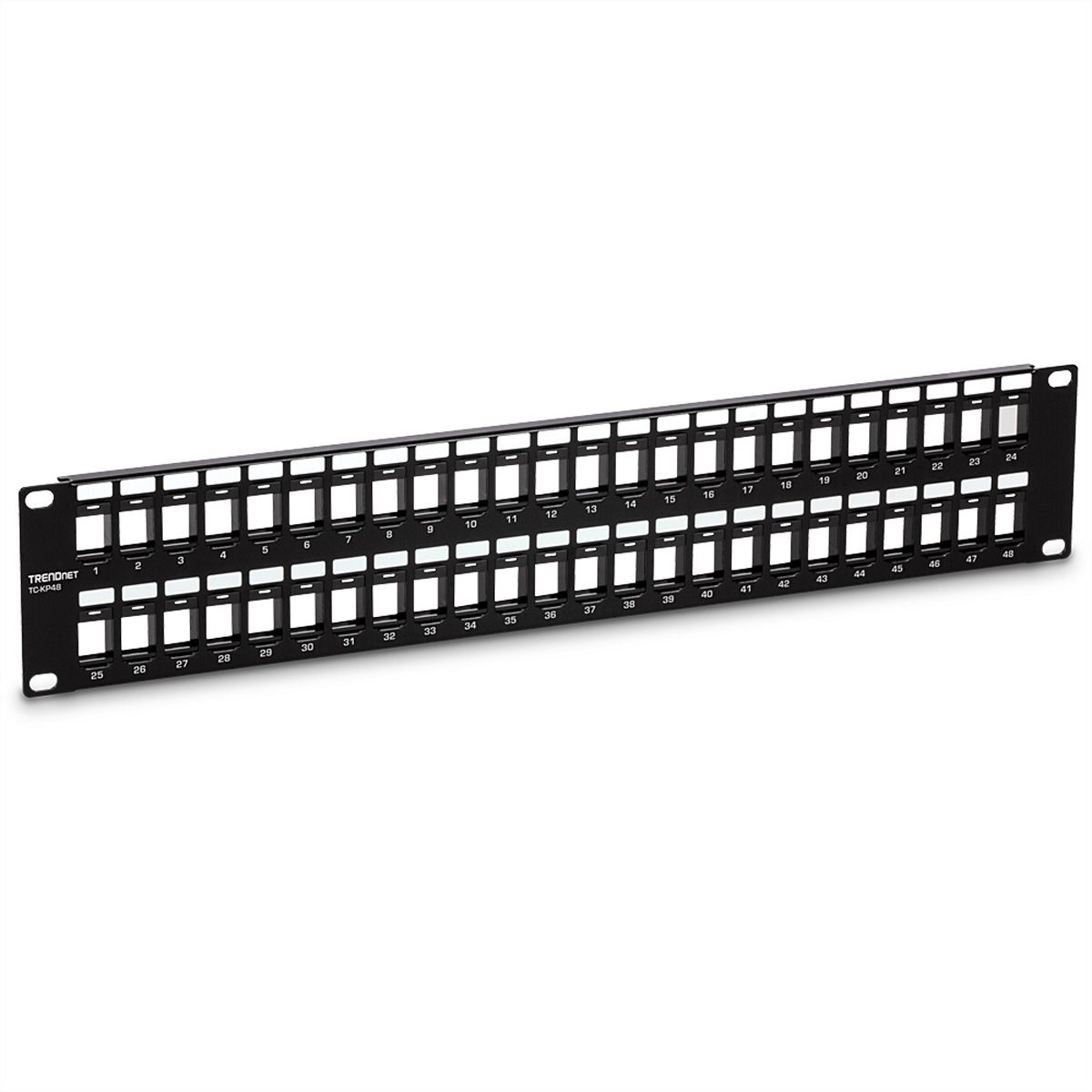 TRENDnet TC-KP48 Patch Panel, 48-Port Blank Keystone