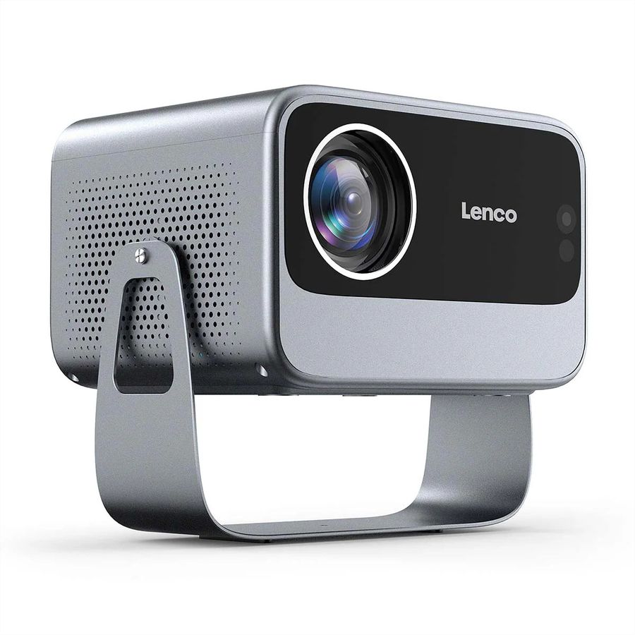 Lenco LPJ-960SI Full HD 1080p LCD-Projektor mit WLAN, , Silber