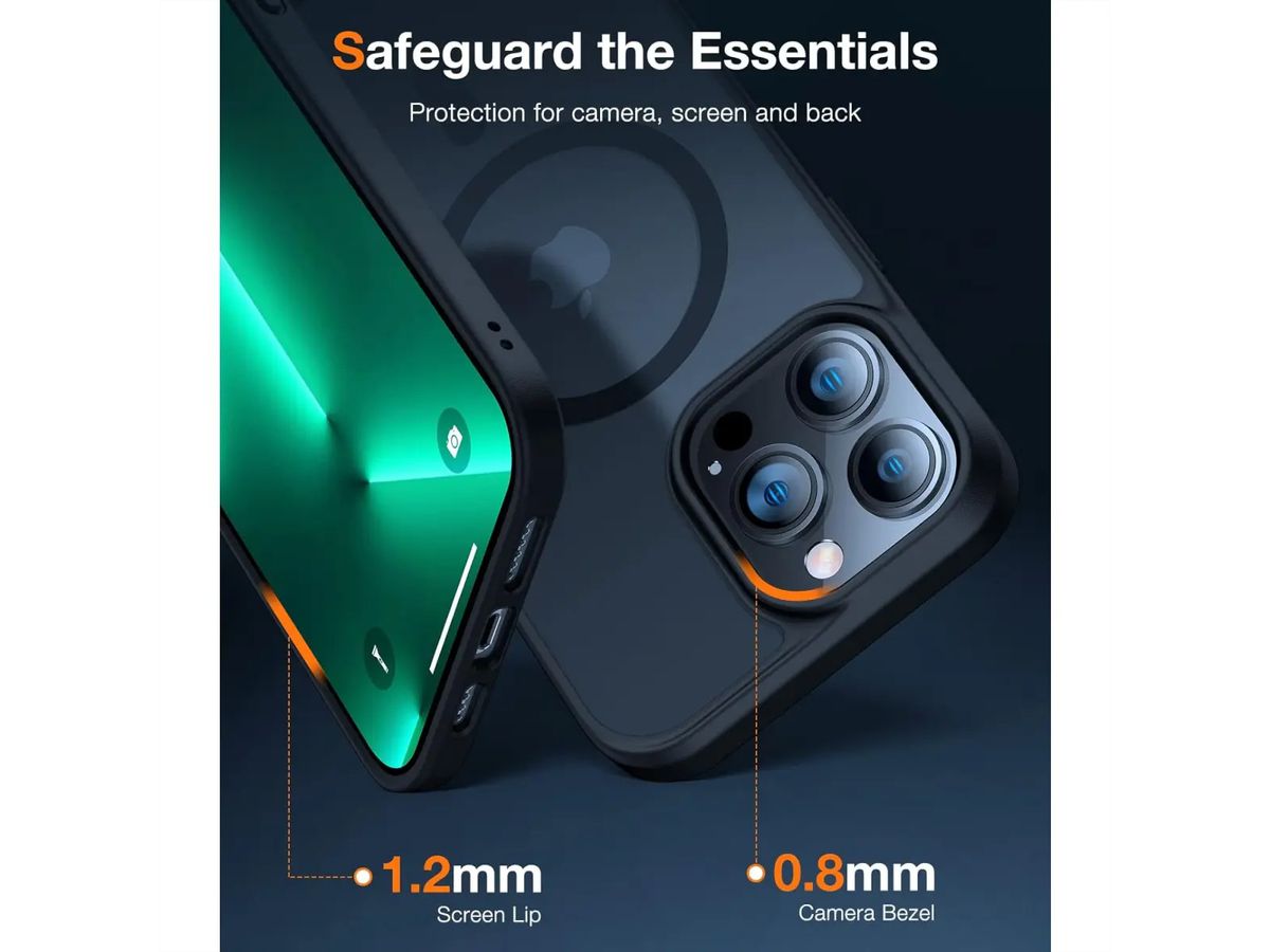 Torras étui portable Guardian iPhone 13 Pro Max, MagSafe, noir