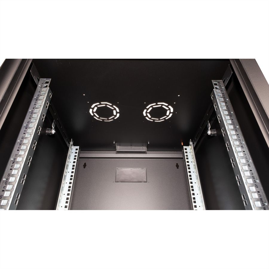 ROLINE 19-Zoll Wandgehäuse Pro 16 HE, 600x600 BxT schwarz