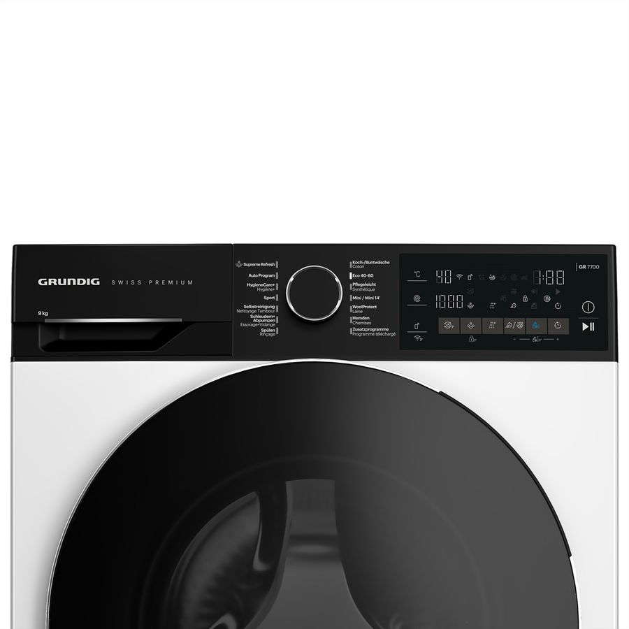 Grundig Waschmaschine WM7200, 9kg, A, weiss