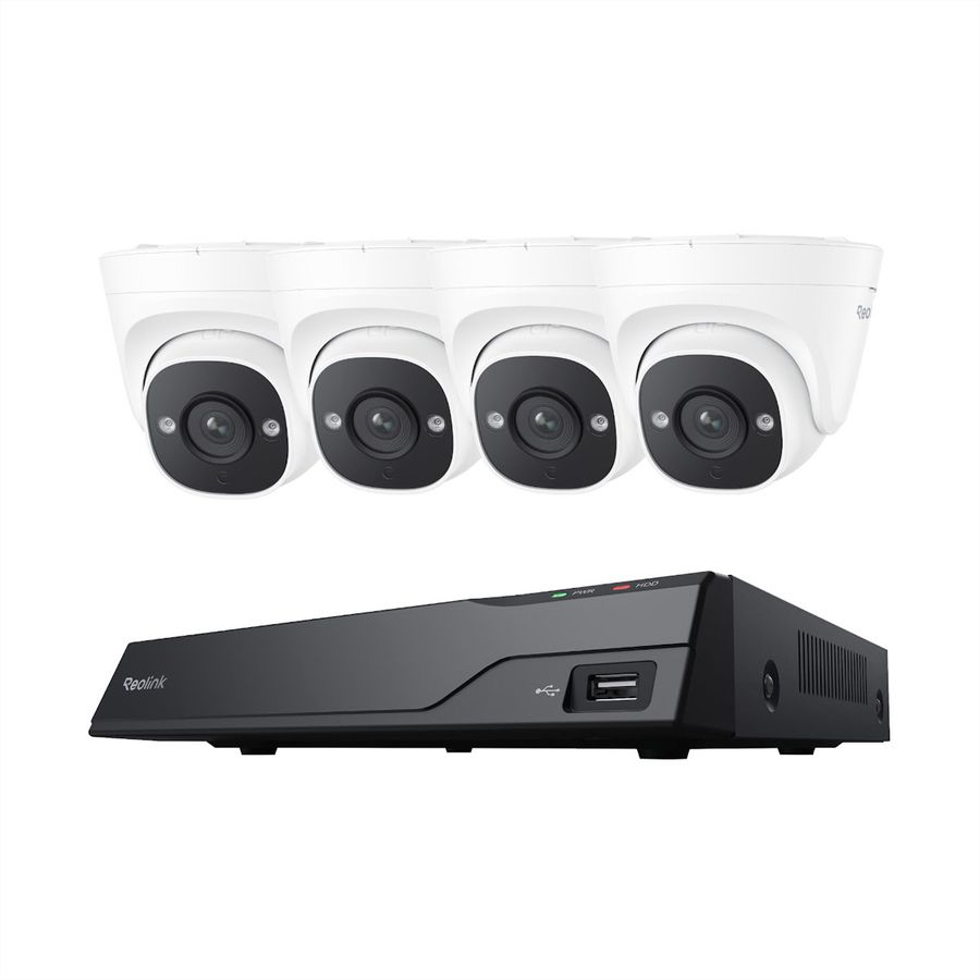 Reolink NVS8-5MD4 Kamera Kit 8-CH, 4x P324 5 MP4, inkl. 2 TB HDD