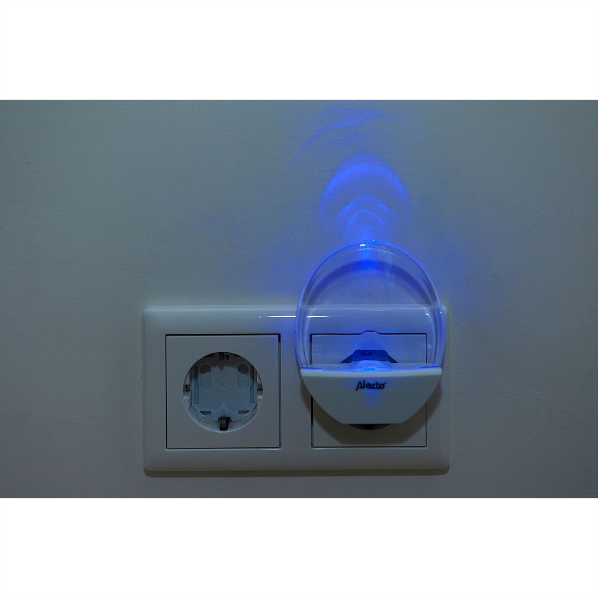 Alecto LED-Nachtlicht ANV-18, weiß/blau