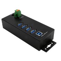 EXSYS EX-1186HMVS-2 Hub USB 3.2 Gen1 à 4 ports, protection de surtension 15KV ESD