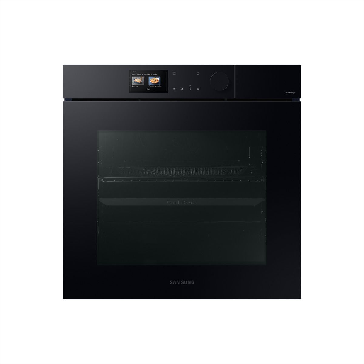 Samsung NV9950 Dual Cook Steam, 75L, Double Cuisson Vapeur 60cm, Pyrolyse, Wi-Fi, noir onyx