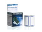 SEIKO SLP-NB Etiquette pour Badge blanche bordure bleue