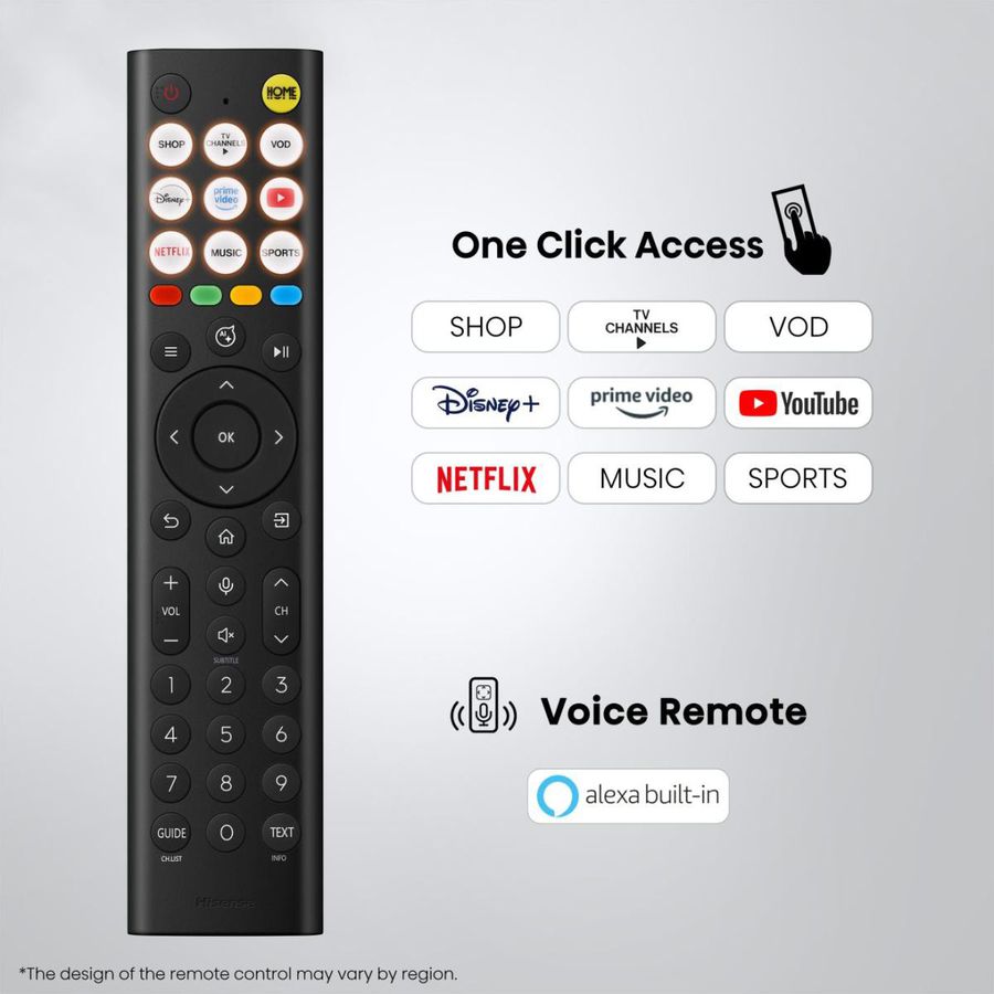 Hisense TV 85E8S 85", Mini-LED 4K, 144Hz, 600 Nits