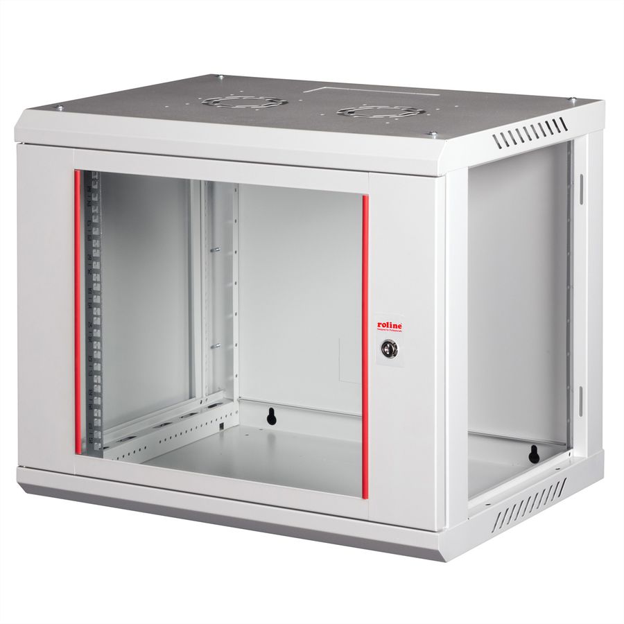 ROLINE 19-Zoll Wandgehäuse Basic Plus 9HE, 600x450 BxT grau