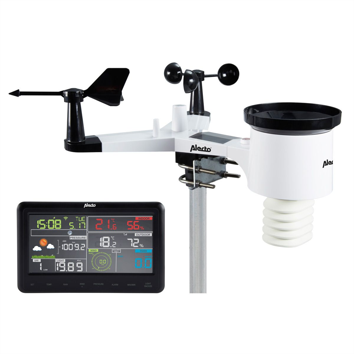 Alecto Station météo WS-5500 8 en 1 WIFI avec application