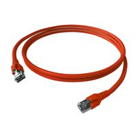 EasyLan FlexBoot Patchkabel Cat.6A, S/FTP, rot, 0,5 m