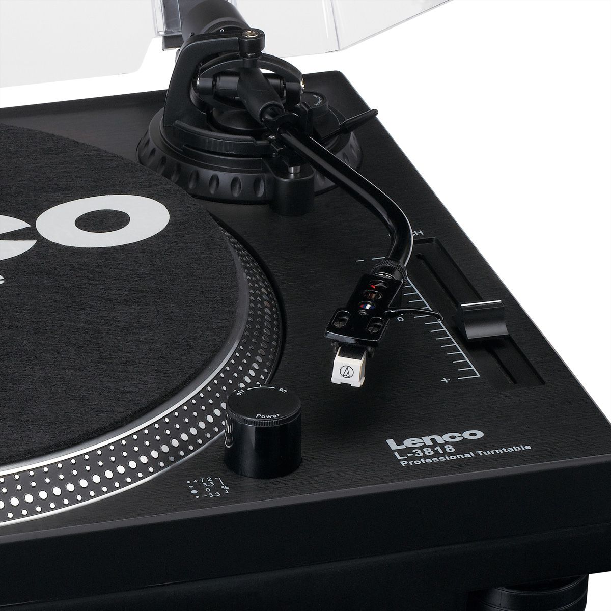 Platine vinyle Lenco L-3818BK, Noir