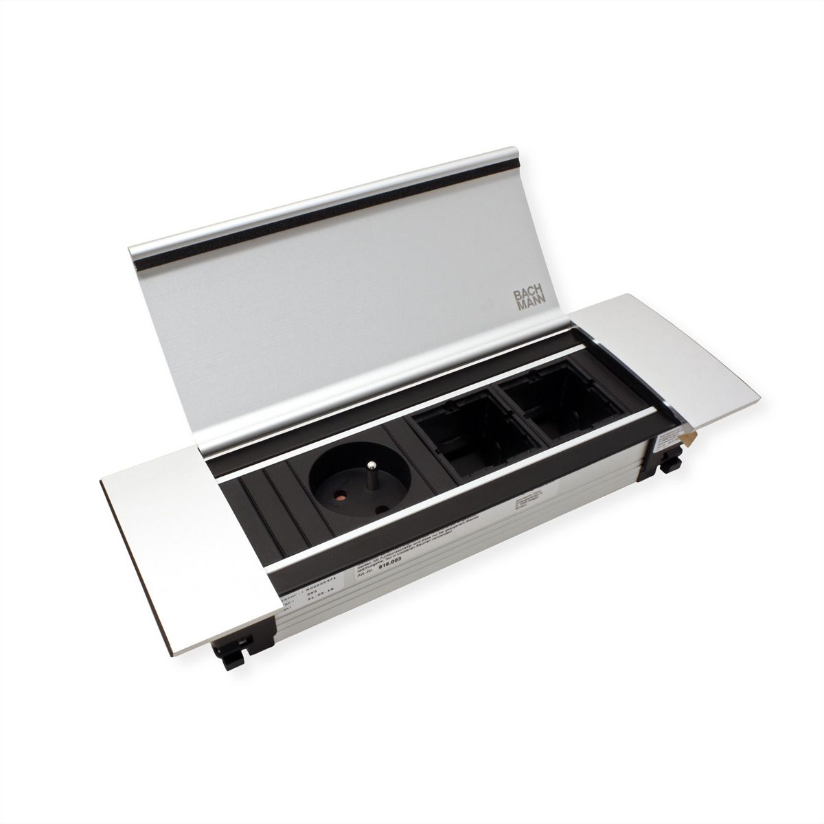 BACHMANN POWER FRAME Cover Small 3-fach, silberfarben