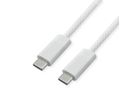 ROLINE Câble USB4 Gen3x2, C–C, M/M, 8K UHD-2, 40Gbit/s, 240W, blanc, 1 m