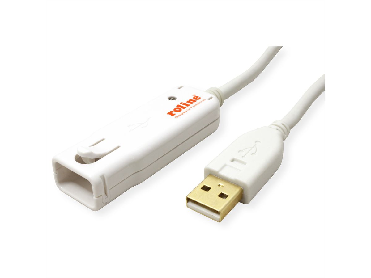 ROLINE USB 2.0 Aktives Repeater Kabel (nur für 12.04.1085), 12 m