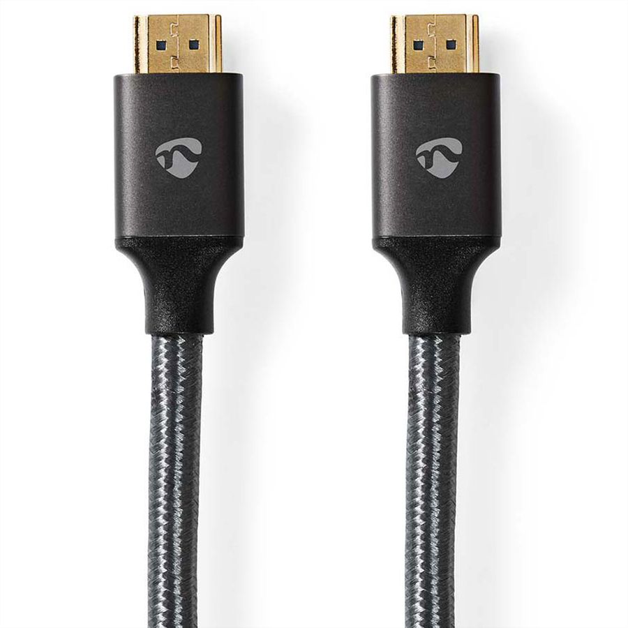 Nedis 8K HDMI Ultra HD Kabel, ST/ST, grau, 5m