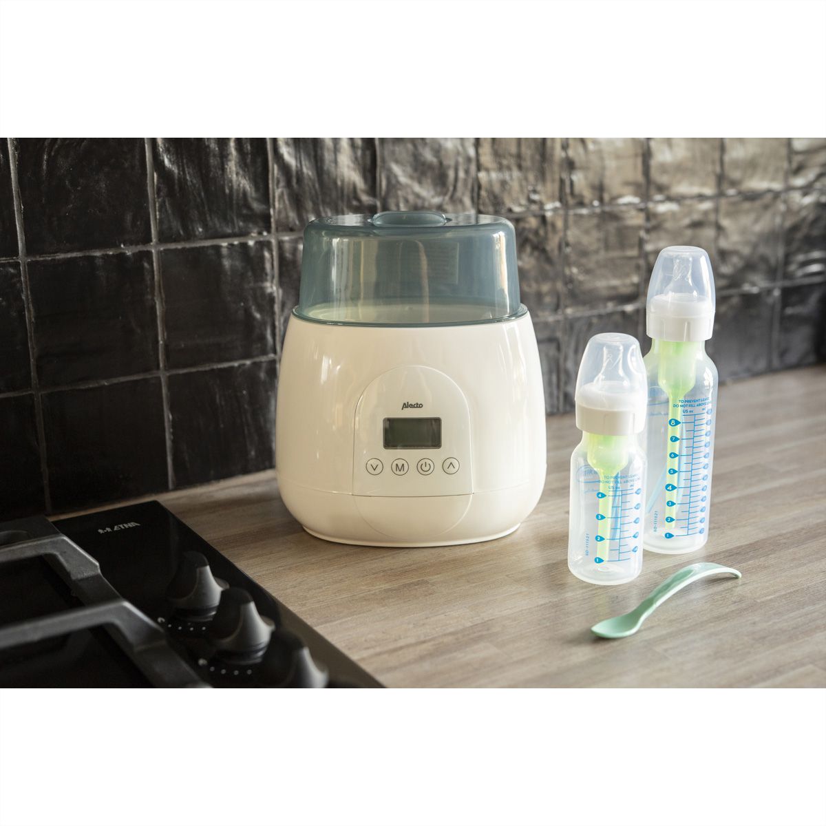 Alecto Chauffe-biberon duo BW-700TWIN numérique, pour chauffer et appliquer