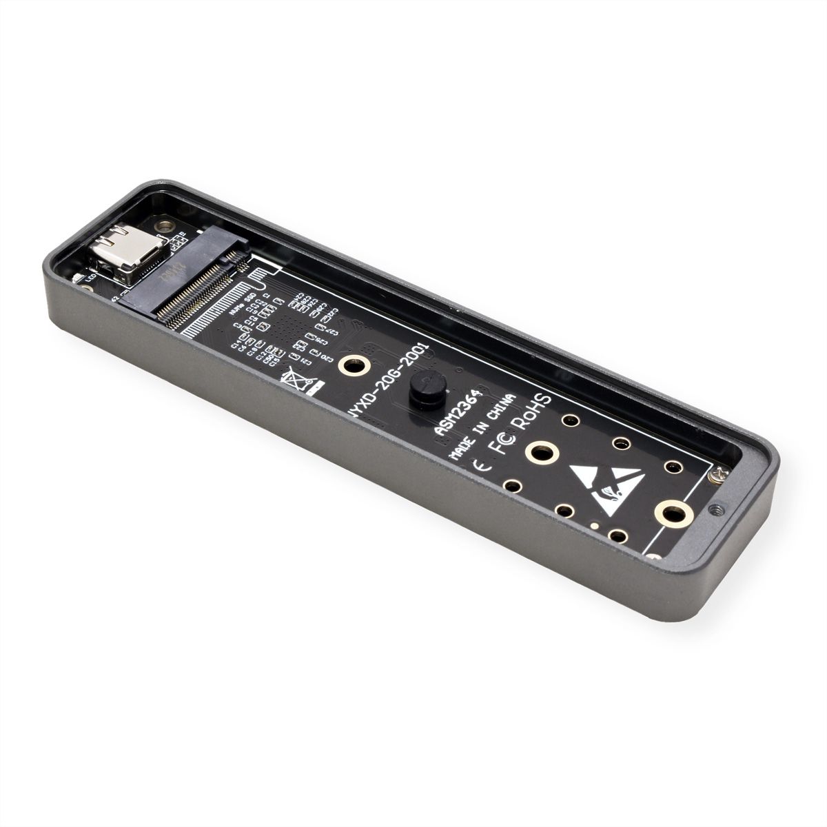 VALUE Boîtier externe SSD, M.2, NVMe - USB 3.2 Gen 2x2 type C