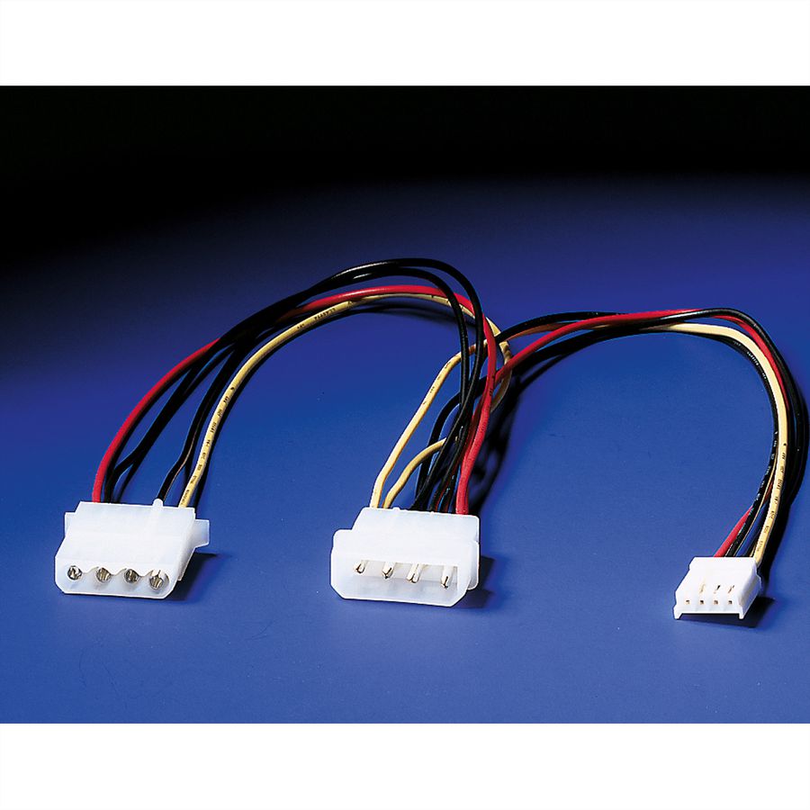 ROLINE Y-Kabel 4 pol. HDD / 4 pol. HDD  + 4 pol. FDD, 0,3 m