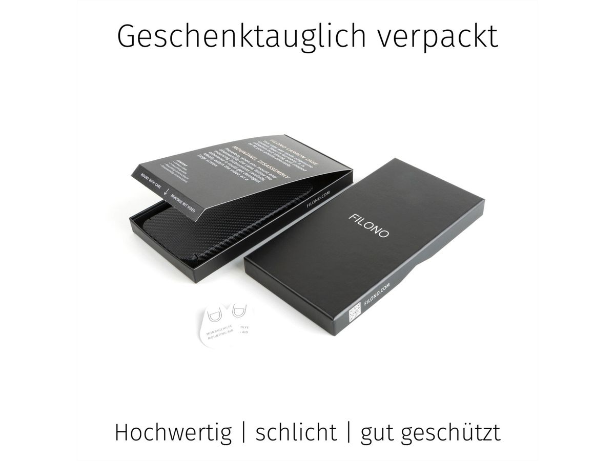 Filono Carbon Case Samsung S26 Ultra, MagSafe kompatibel, carbon