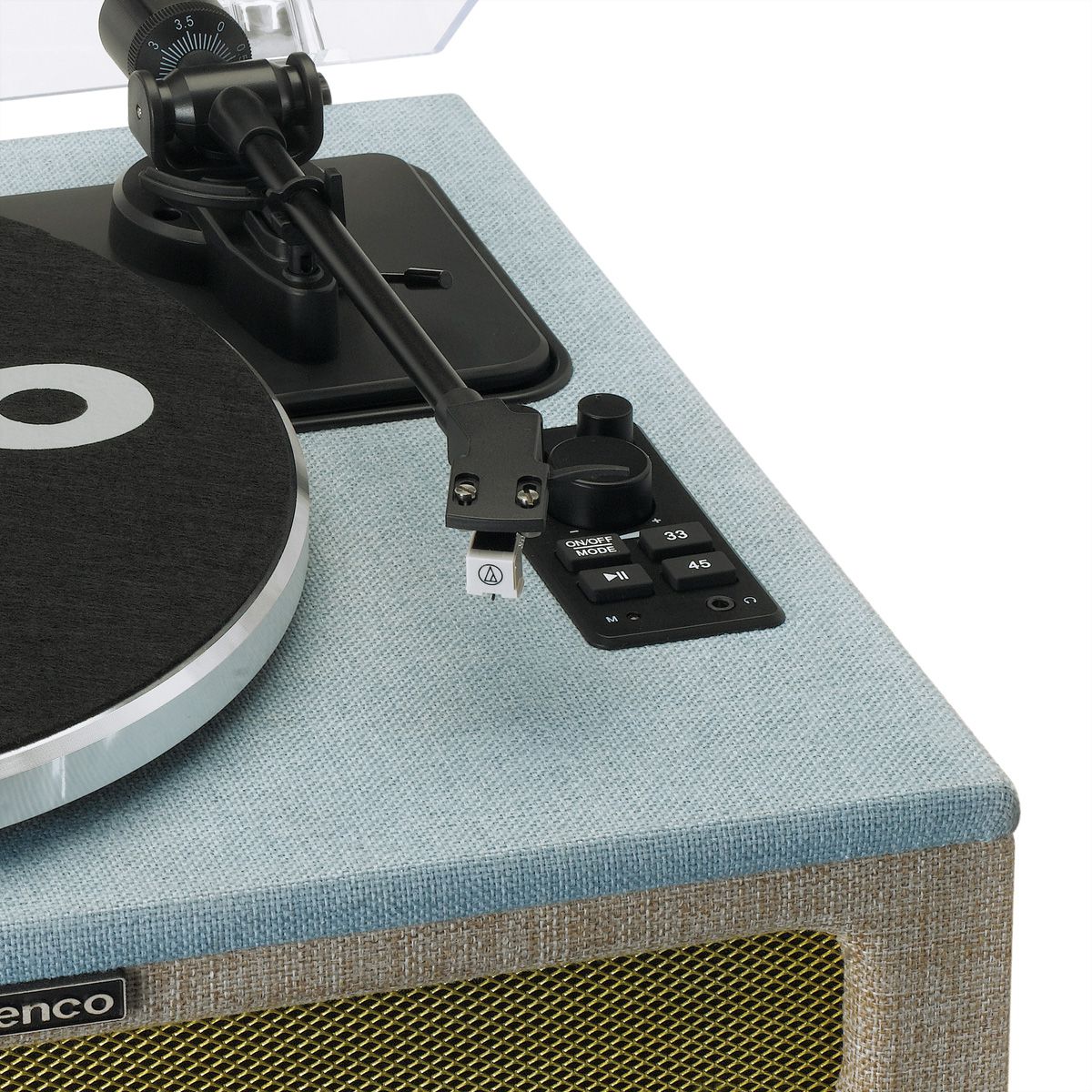 Platine vinyle Lenco LS-440, Bleu/beige