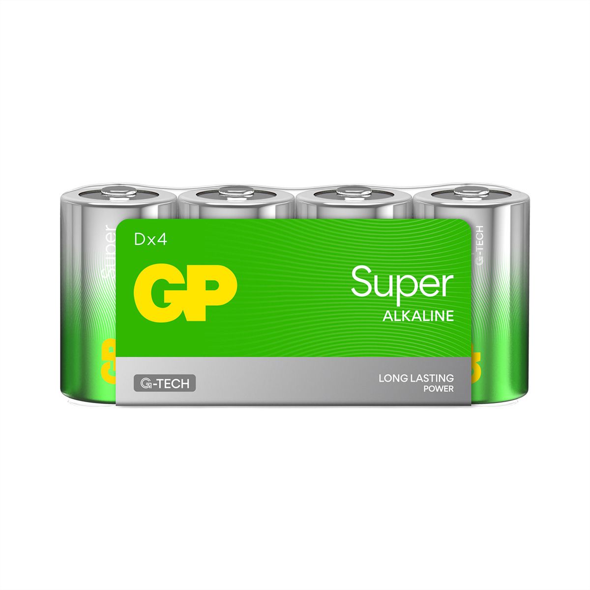 GP Batteries Super Alkaline D 4x