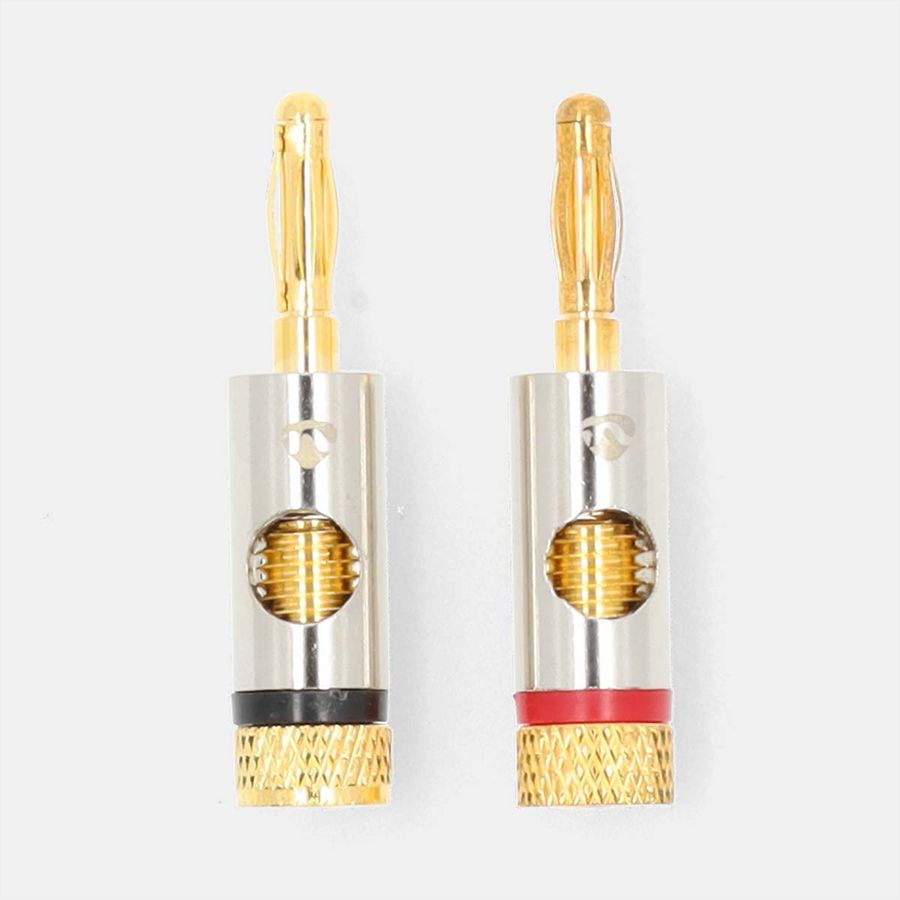 Nedis Bananestecker, 2 Stück, Silber-Gold