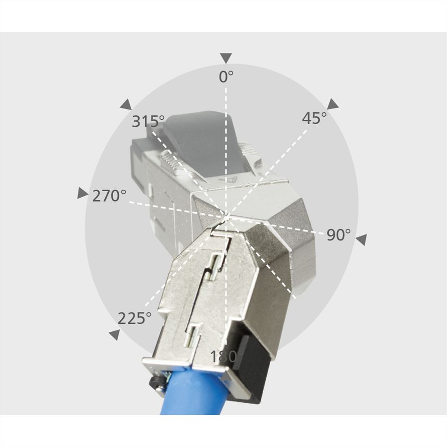 METZ CONNECT 25G RJ45 field plug pro 360
