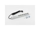 BACHMANN Bâti de prises 19" 6x avec GVS sans interrupteur