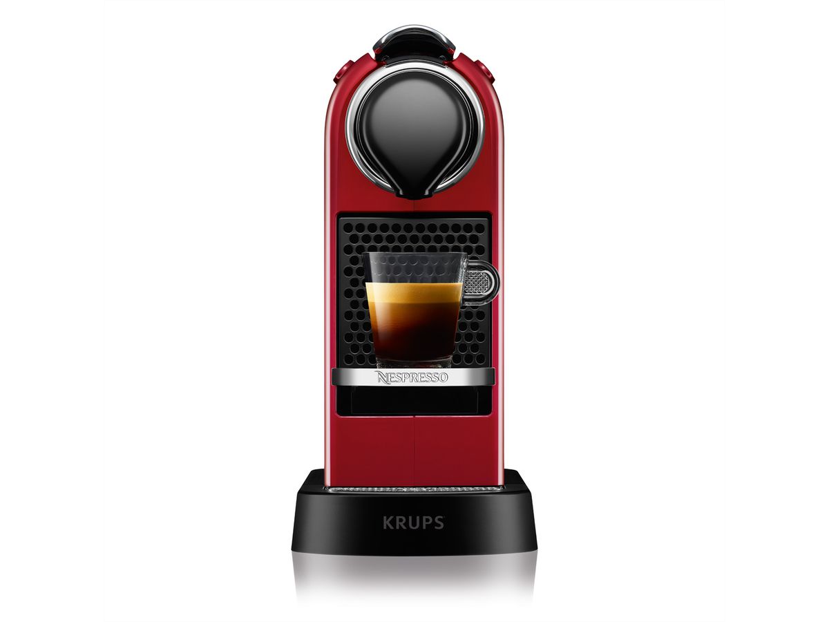 Krups Kaffeemaschine Nespresso® XN7415CH, CitiZ Rot