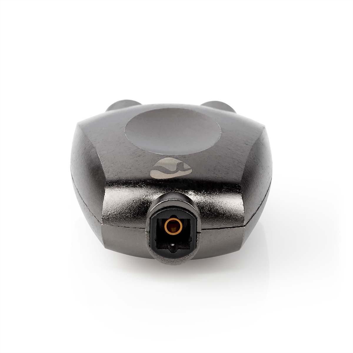 Nedis Toslink Adapter, Splitter, BU/BU, grau