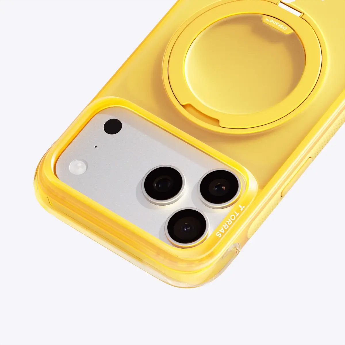 Torras Ostand O3 Air Schutzhülle, iPhone 17 pro, gelb