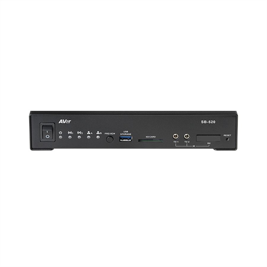 Aver Professionelle Streaming-Box SB-520, schwarz