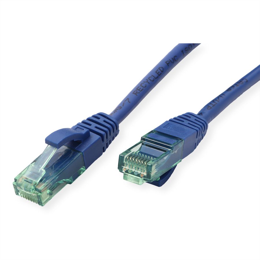 ROLINE RM Cordon UTP Cat.6A / 10 Gigabit, bleu, 3 m
