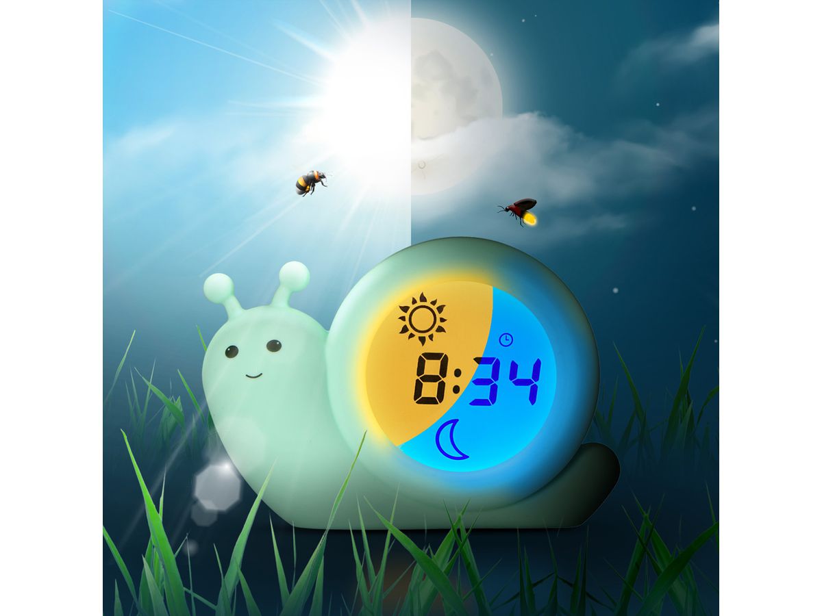 Alecto Wecker / Nachtlicht BC110 SIMON, Schnecke