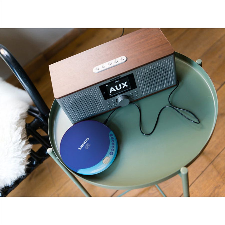 Lenco Lecteur CD portable CD-011BU bleu