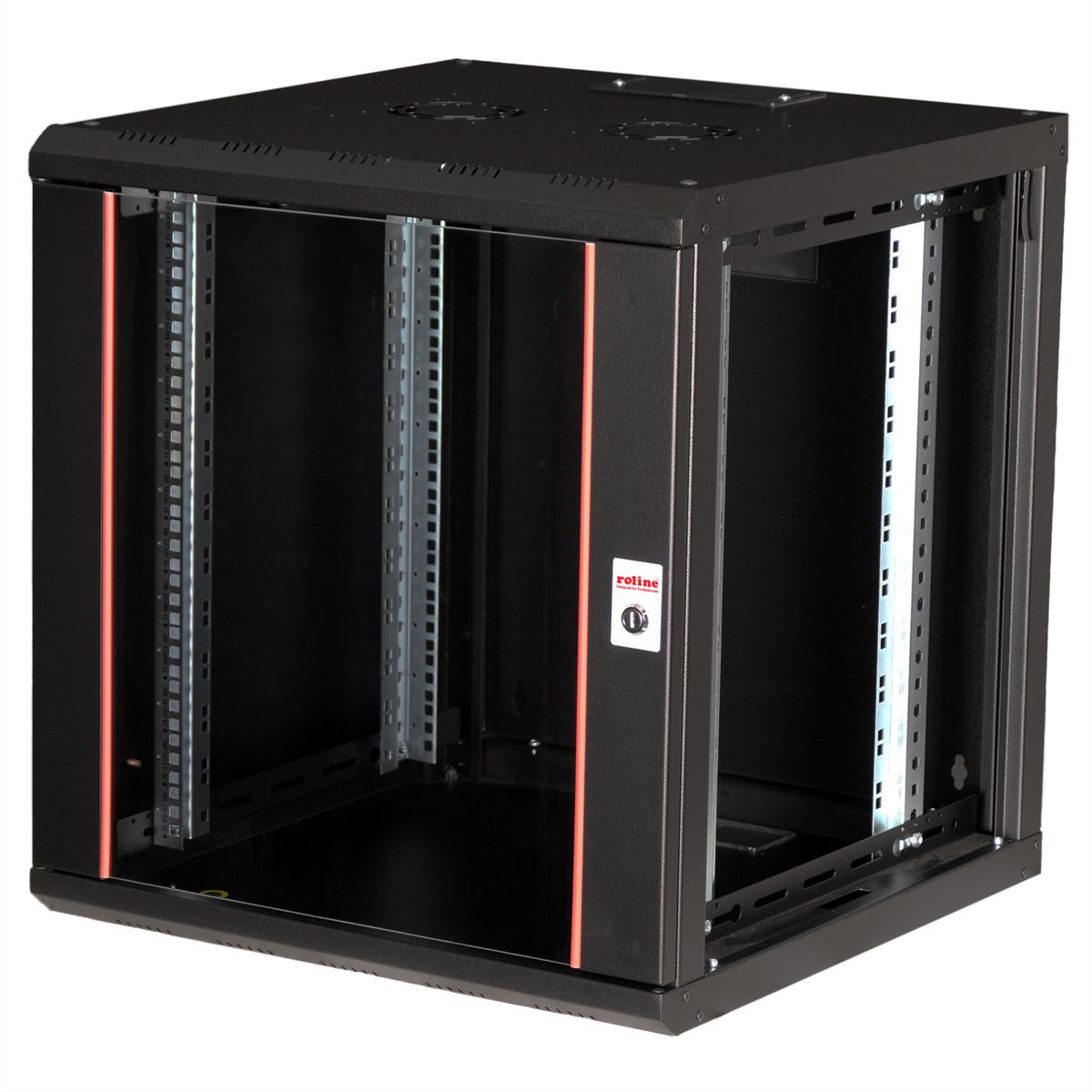 ROLINE 19-Zoll Wandgehäuse Pro 12 HE, 600x600 BxT schwarz