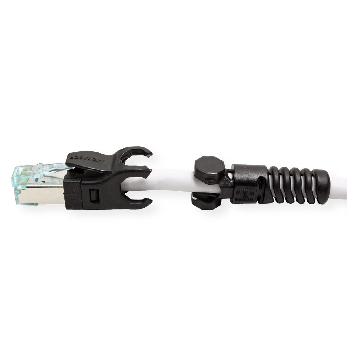 EasyLan VarioBoot Patchkabel Cat.6A, S/FTP, grau, 2 m