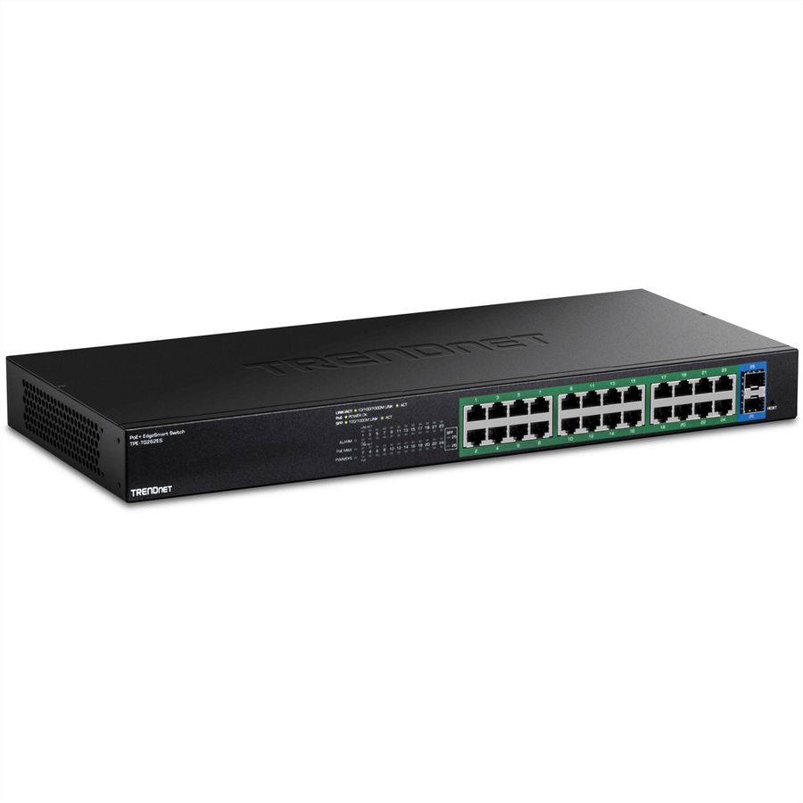 TRENDnet  TPE-TG262ES Switch PoE+ EdgeSmart Gigabit à 26 ports