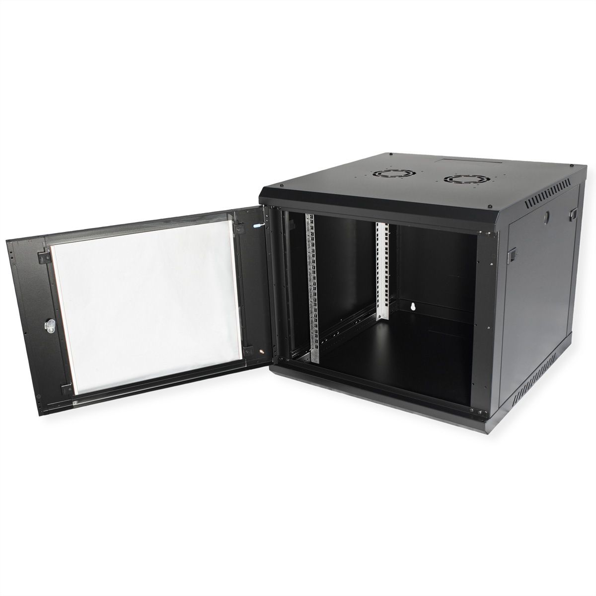 ROLINE 19-Zoll Wandgehäuse Basic Plus 9HE, 600x600 BxT schwarz