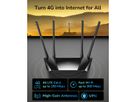 CUDY LT400 N300 Routeur WiFi 4G LTE, Cat4