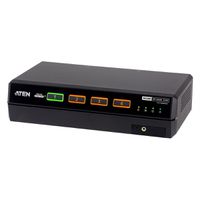 ATEN CS1144DPH4 Commutateur KVM sécurisé universel, 4 ports USB 5K DisplayPort/HDMI double écran