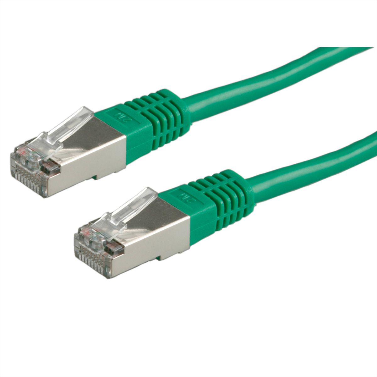Cordon ROLINE Cat.5e (Classe D) SF/UTP AWG26, vert, 0,5 m