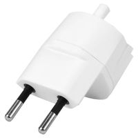 Steffen Adaptateur FIX AL/SU, CEE7/17 T12 2 pôles décentralisé weiss