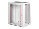 ROLINE 19-Zoll Wandgehäuse Basic Plus 18HE, 600x450 BxT grau